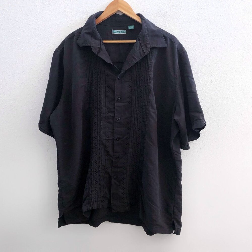 CUBAVERA Rayon Blend Short Sleeves Shirt 2X Tall‎